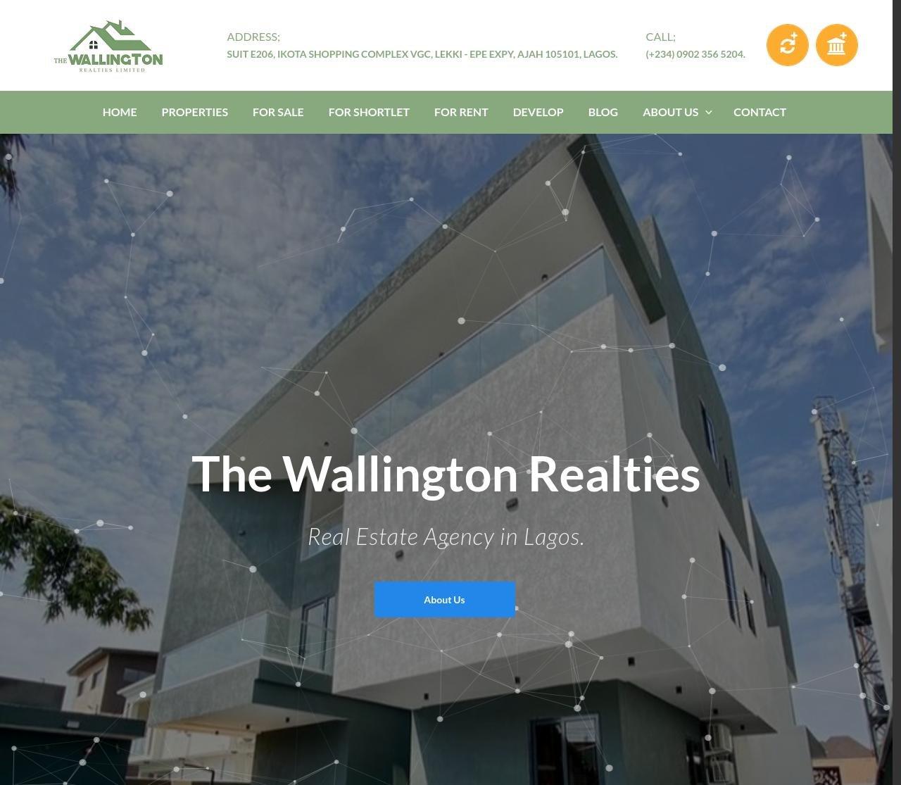 The Wallington Realties Real Estate Agency in Lagos.