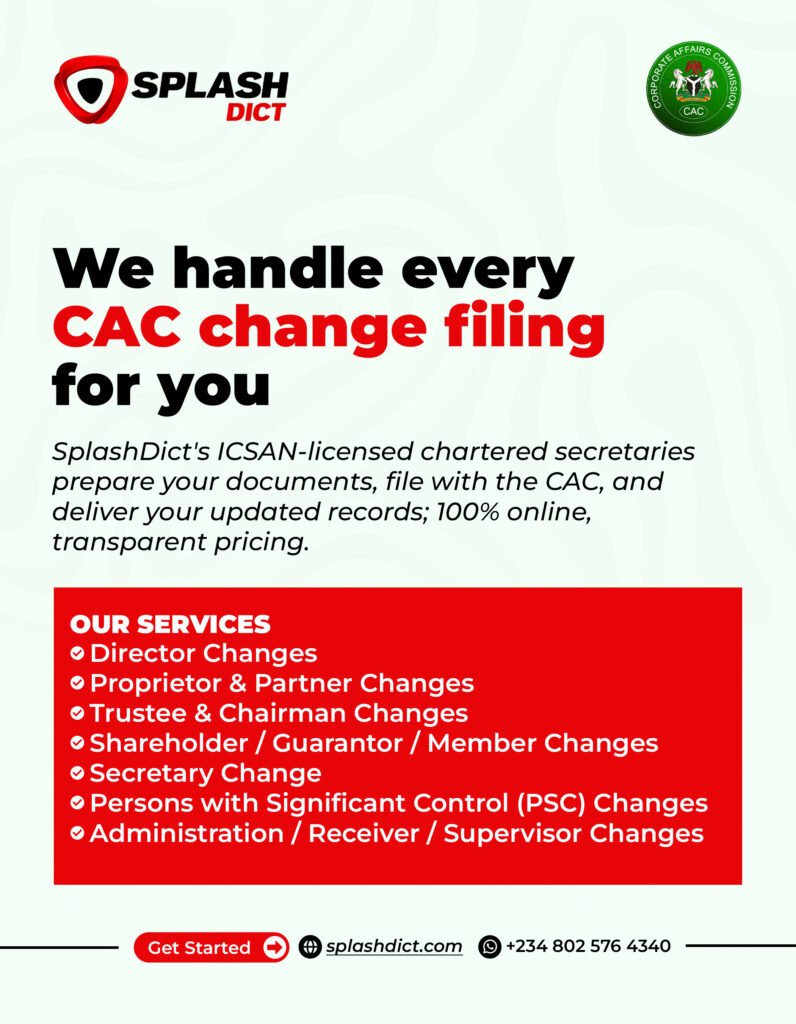 How to Update CAC Leadership, Ownership and Governance Records in Nigeria 3 How to Update CAC Leadership, Ownership and Governance Records in Nigeria
