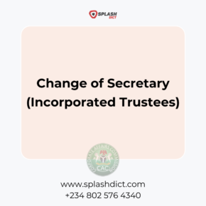 Change of Secretary (Incorporated Trustees)