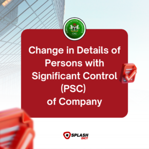 Change in Details of Persons with Significant Control (PSC) of Company