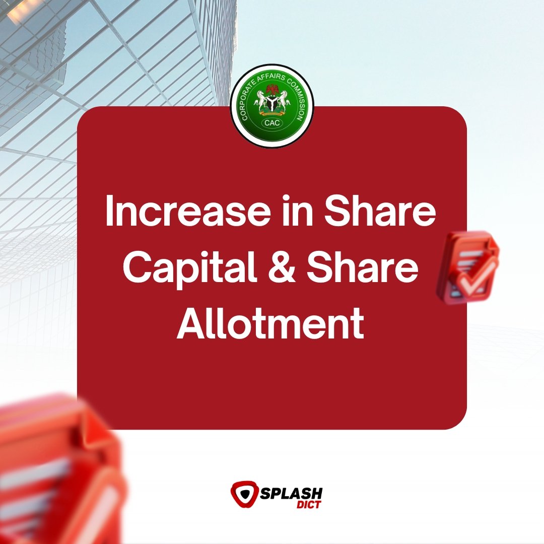 Increase in Issued Share Capital & Share Allotment 1 Increase in Share Capital & Share Allotment