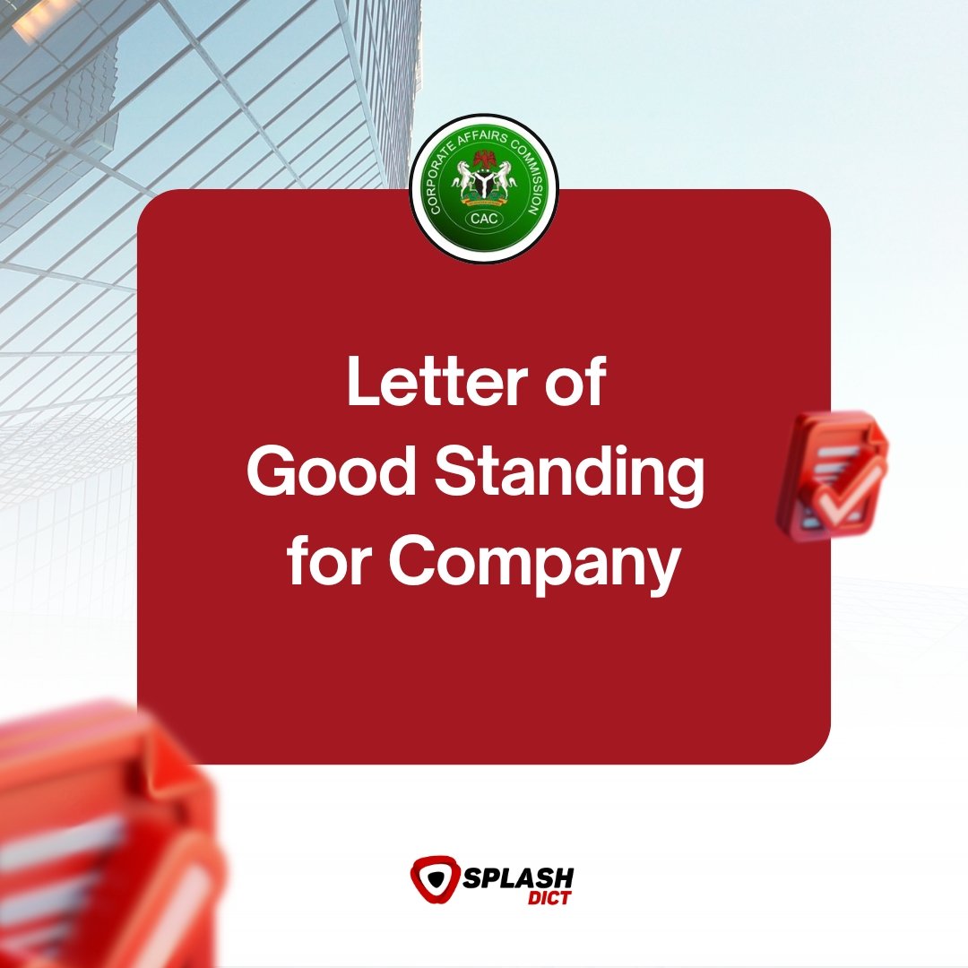 Letter of Good Standing for Company 1 Letter of Good Standing for Company