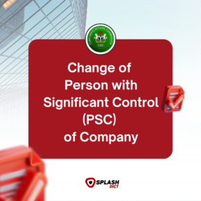 Change of Person with Significant Control (PSC) of Company