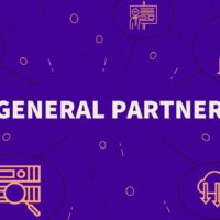 Business illustration showing the concept of general partner