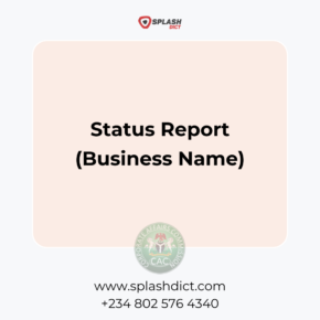 Status Report (Business Name)