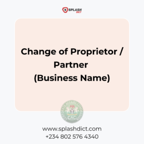 Change of Proprietor / Partner (Business Name)