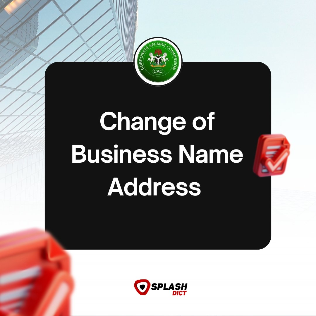 Change of Address of Business Name 1 Change of Registered Address for Business Name
