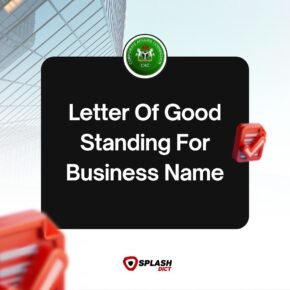 Letter Of Good Standing For Business Name