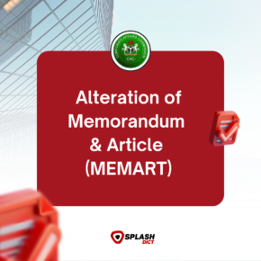 Alteration of Memorandum & Article (MEMART)