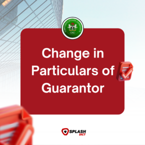 Change in Particulars of Guarantor