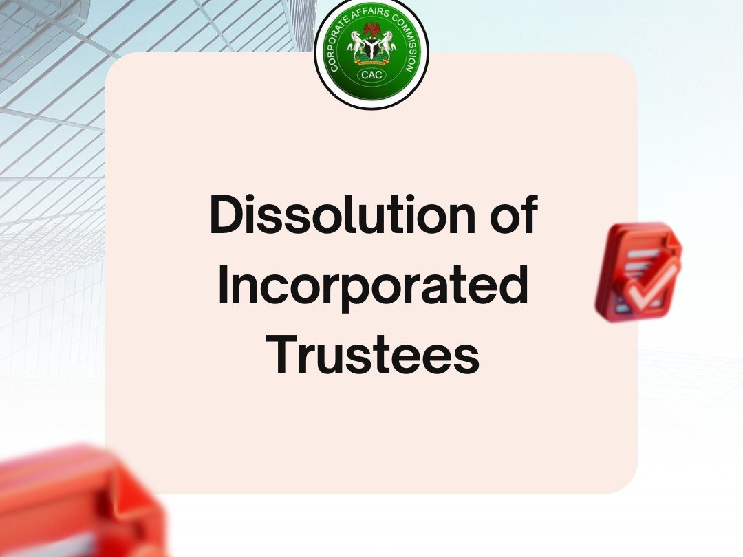 Dissolution of Incorporated Trustees