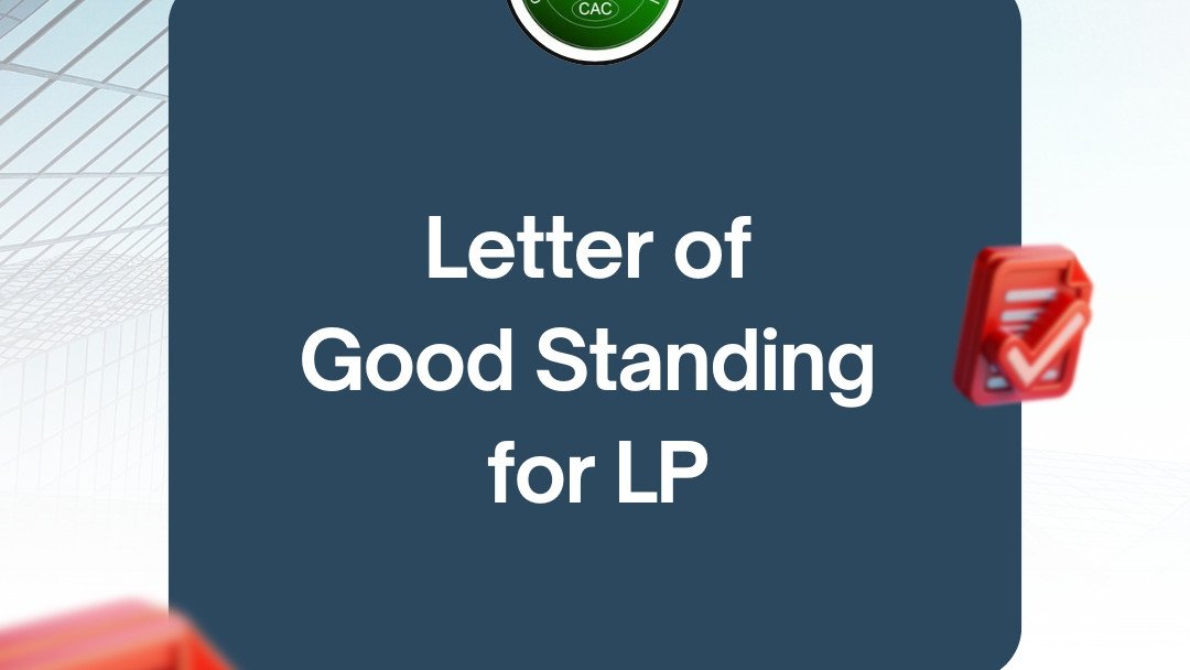 Letter of Good Standing For LP Letter of Good Standing For LP
