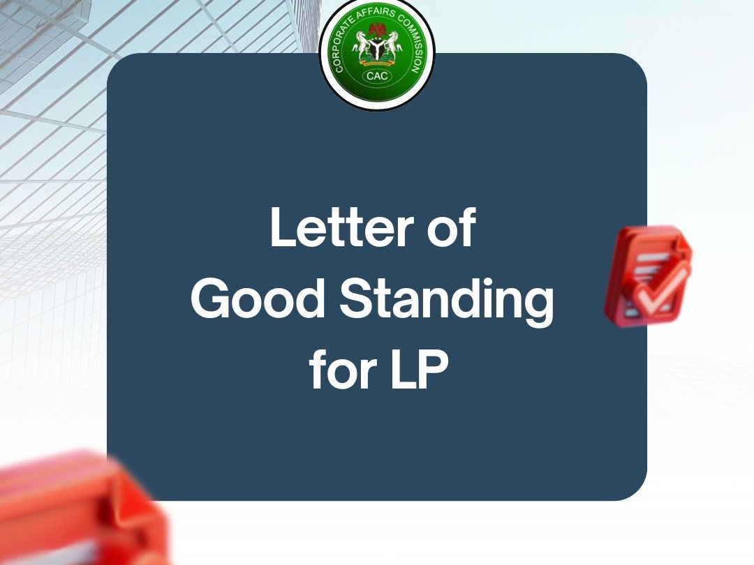 Letter of Good Standing For LP