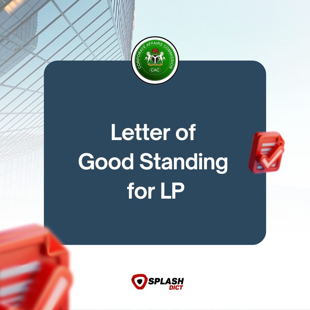 Letter of Good Standing For LP