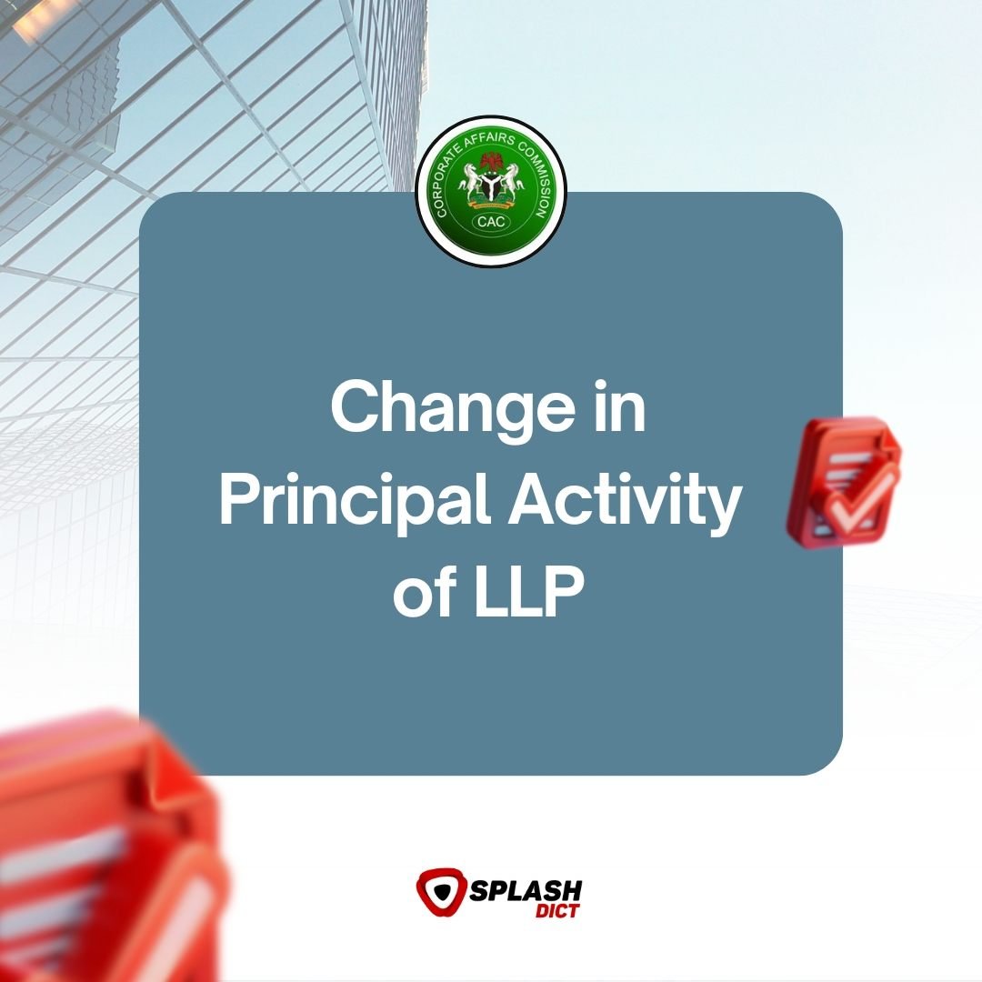 Change in Principal Activity of LLP