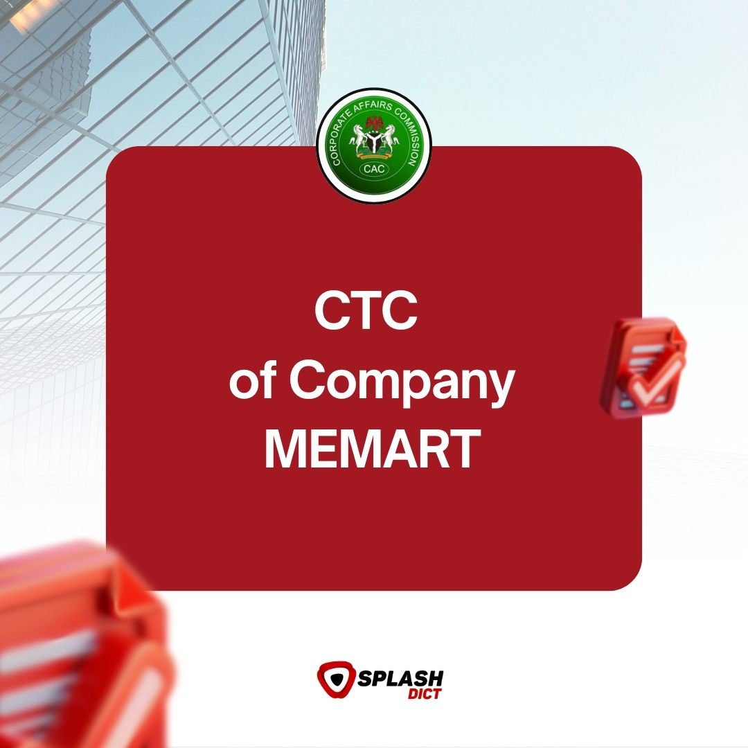 CTC of Memorandum and Articles of Association
