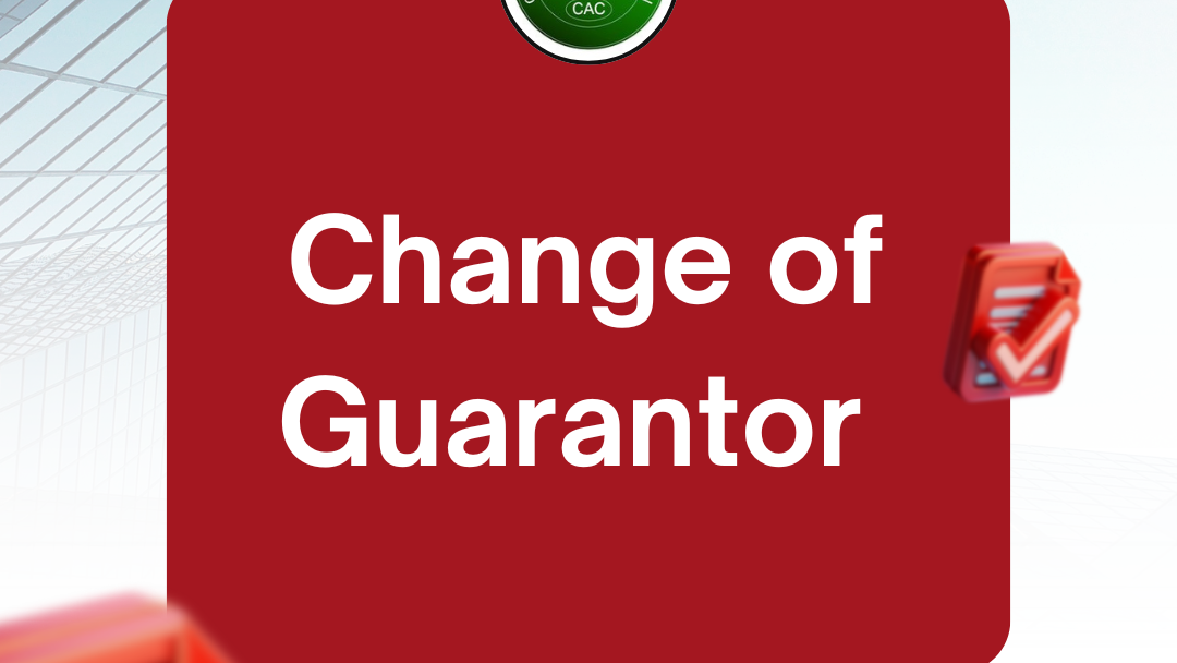 Change of Guarantor (Member)