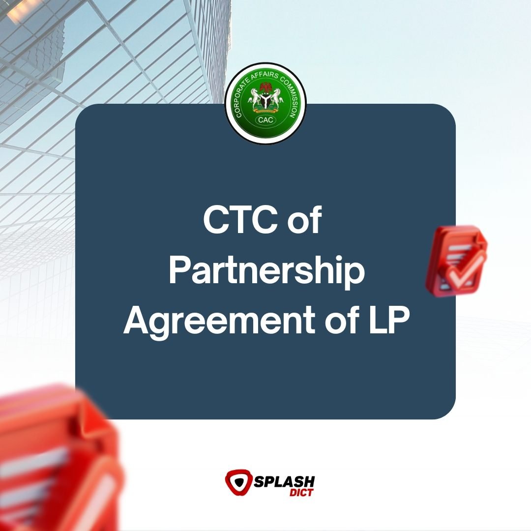 CTC of Partnership Agreement of LP
