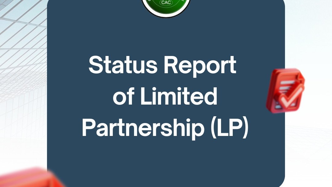 Status Report of Limited Partnership (LP) Status Report of Limited Partnership (LP)