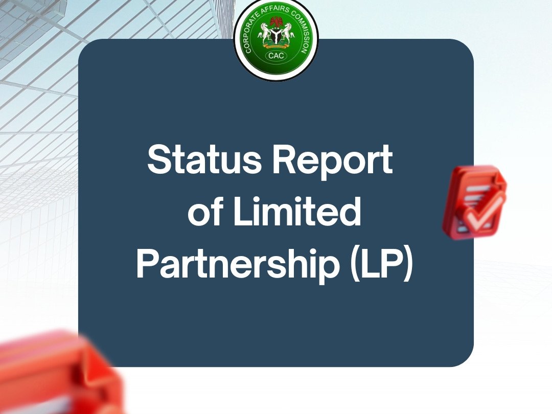 Request CAC Status Report 6 Status Report of Limited Partnership (LP)