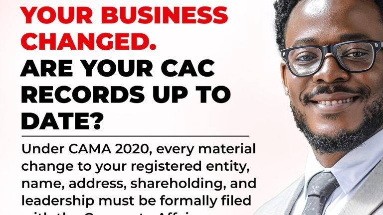 Trusted Corporate Secretarial, CAC Registration & Business Support Services in Nigeria 5 CAC Entity Changes Carousel 1