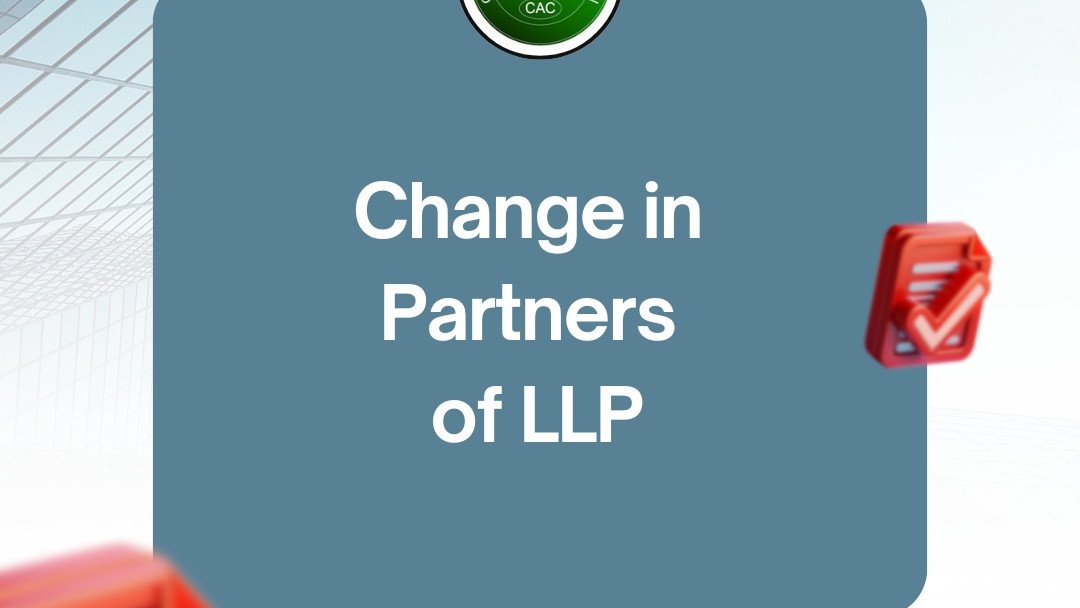 Change in Partners of LLP Change in Partners of LLP