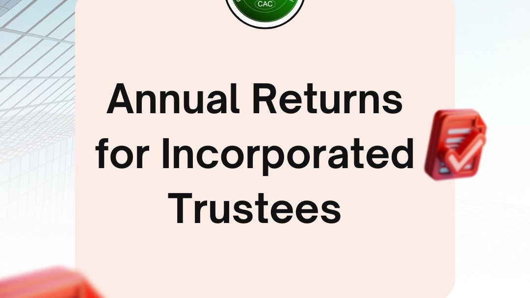 Filing Annual Returns (Incorporated Trustees) Filing Annual Returns (Incorporated Trustees)