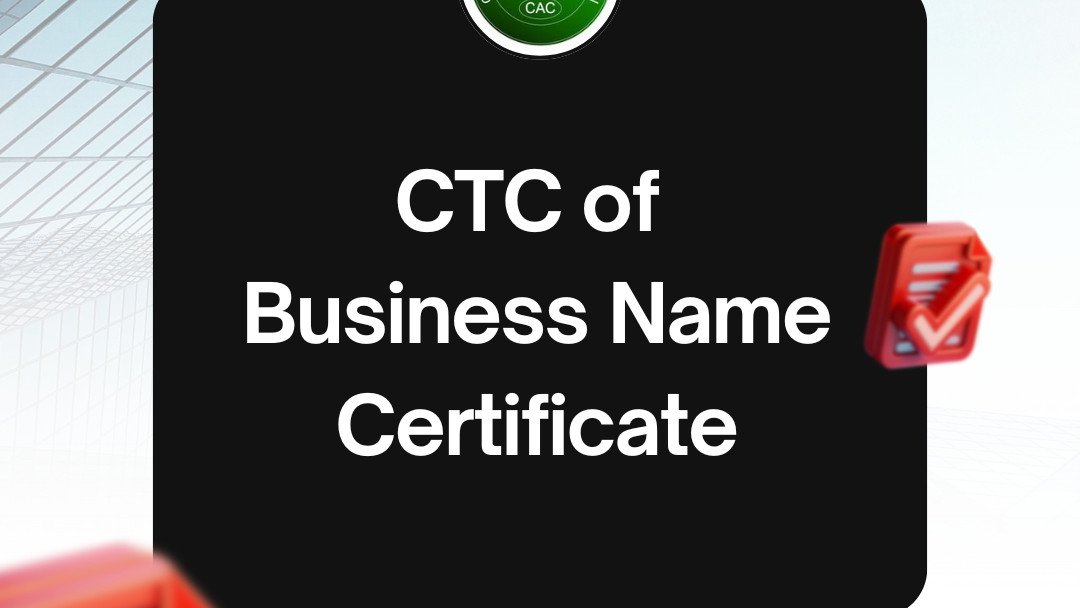 Request Certified True Copy (CTC) of Business Name Certificate with CAC Request Certified True Copy (CTC) of Business Name Certificate with CAC